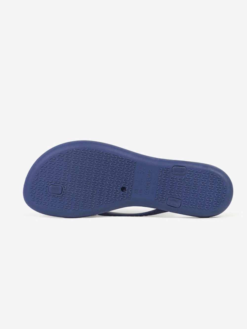 NWT Ipanema Ana Wave Heart Flip Flops Sandals Blue & Gold | Women's Size 7 - Picture 12 of 12